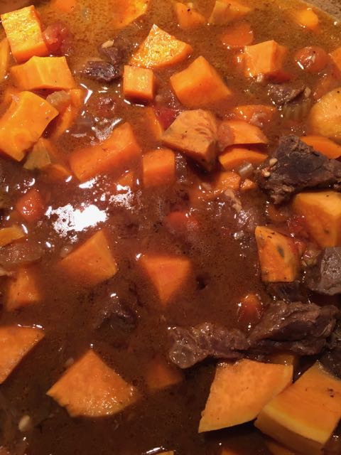 Beef Stew with Sweet Potatoes