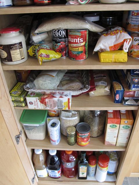 Time to eat from the pantry!