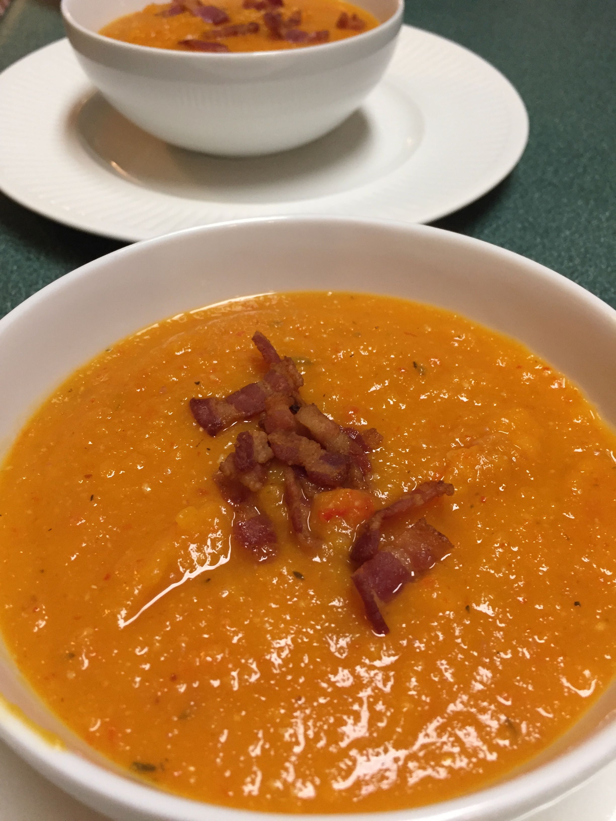 smoky butternut squash soup