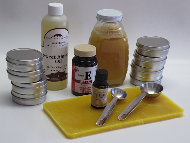 lip balm, homemade creams, prudent living