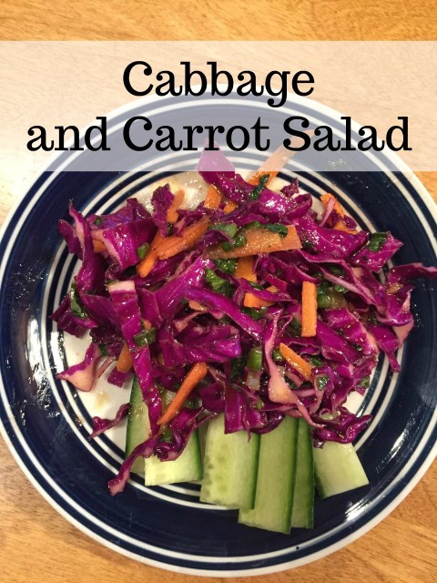 cabbage and carrot salad