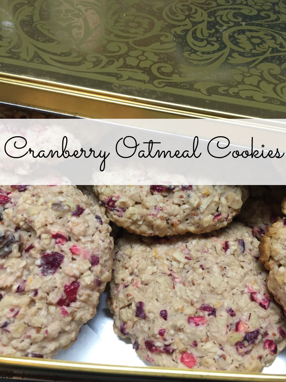 cranberry oatmeal cookies