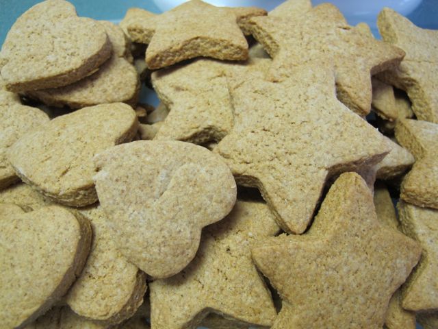 Homemade graham crackers ready to enjoy!