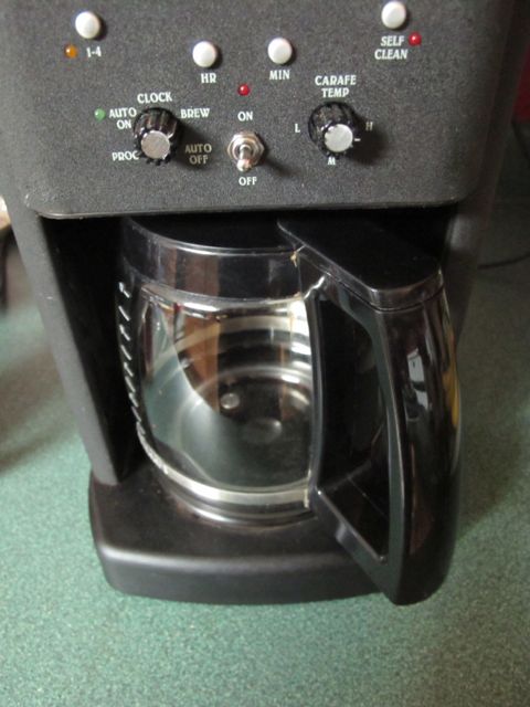 Use salt to clean your coffee carafe.