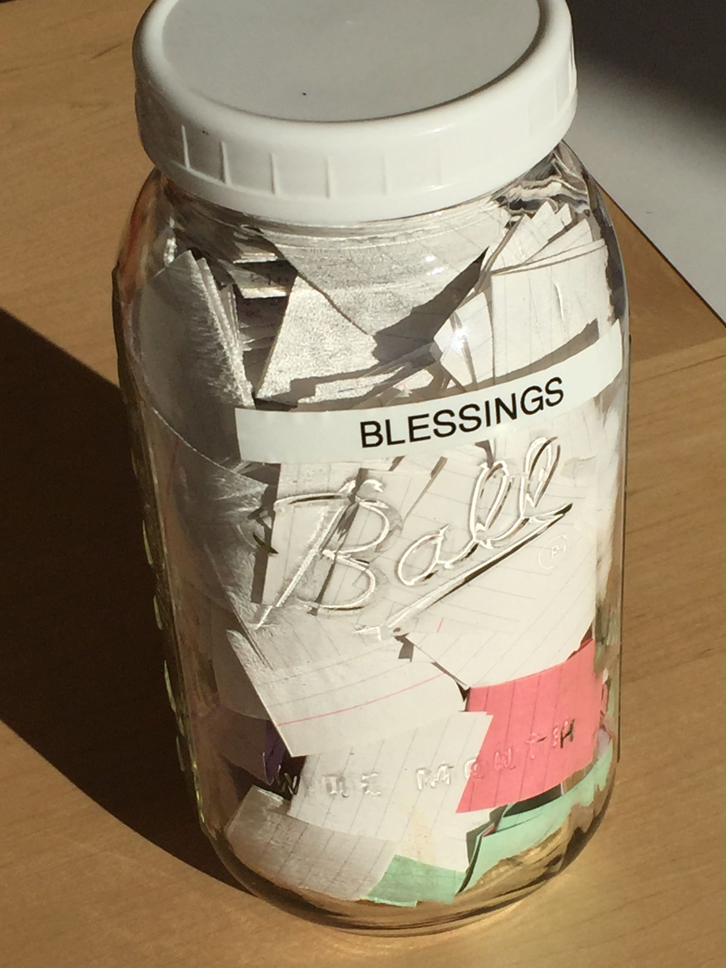 blessing jar