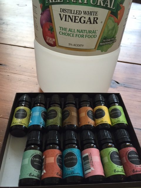 Vinegar and essential oil