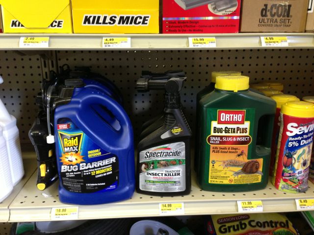 Stay away from the toxic pesticides!