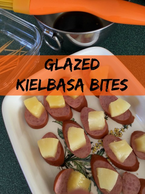 glazed kielbasa bites