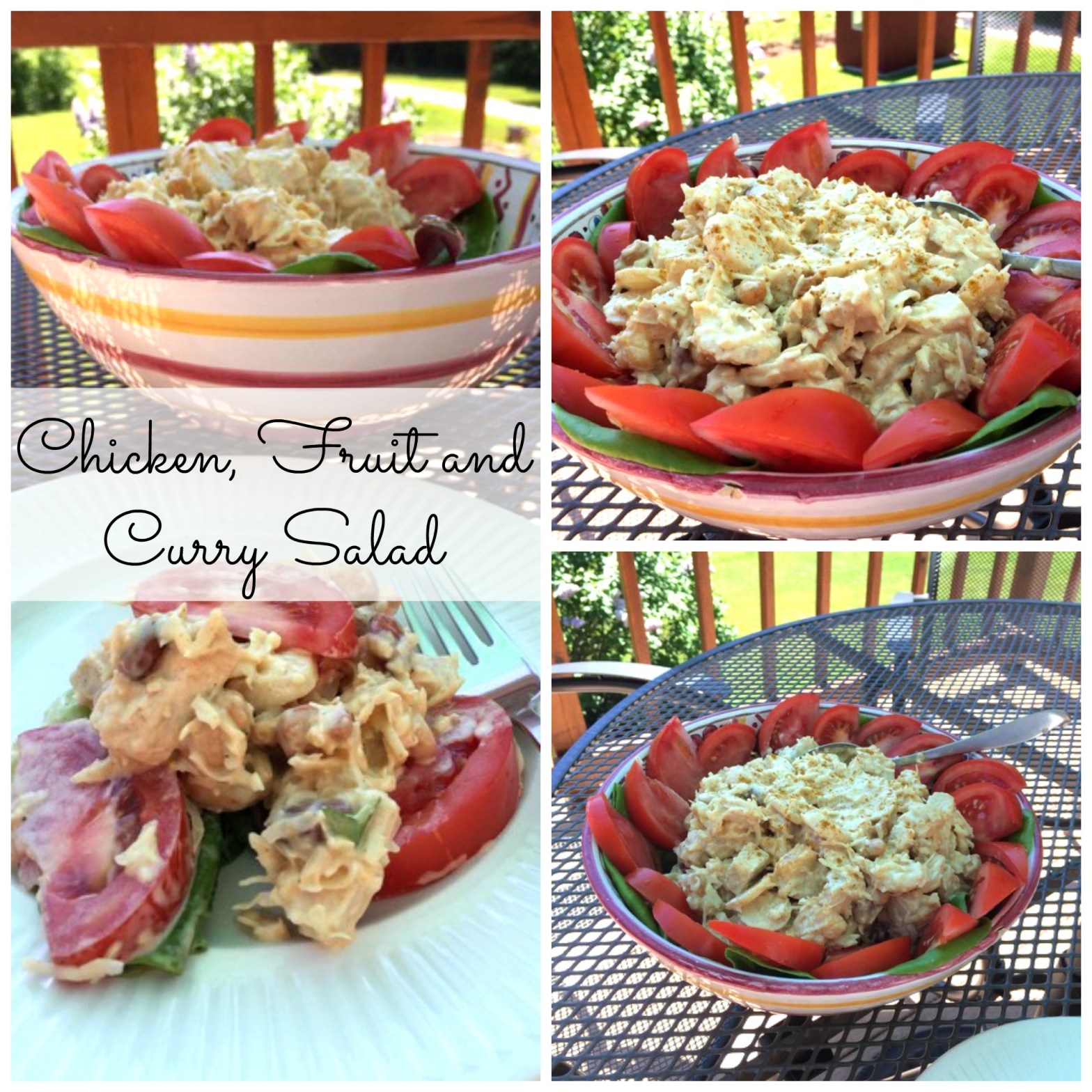 Chicken, Fruit and Curry Salad