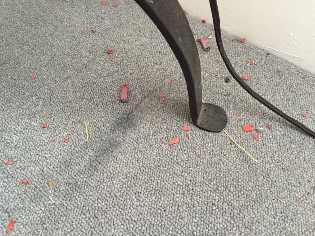 Evidence of firecrackers