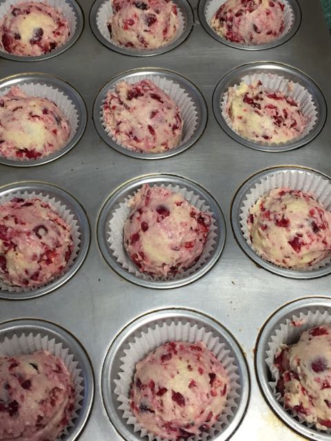 Cranberry Vanilla Muffins 