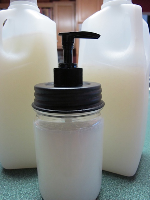 Homemade Liquid Hand Soap homemade cleaners