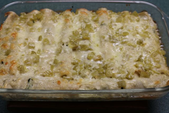 Creamy Spinach Enchiladas