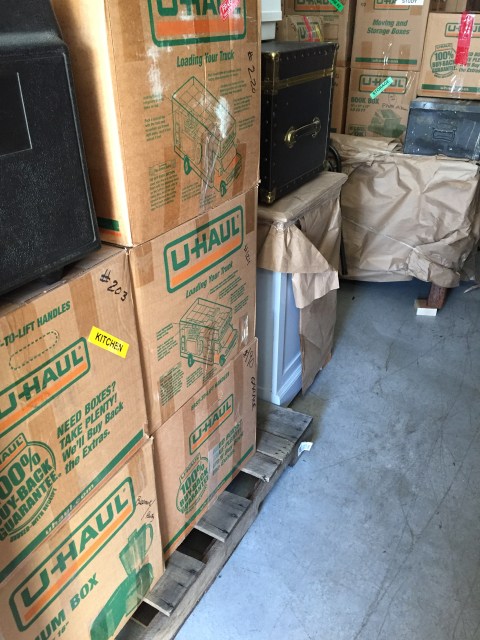 organizing a storage unit