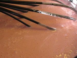 peppermint sauce, ice cream topping