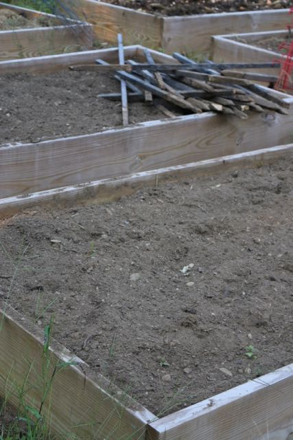 Leaving the garden in good shape.