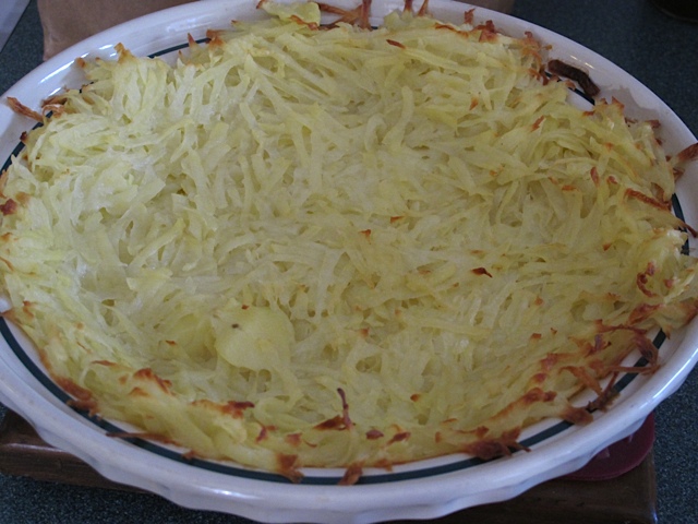 potato crust, pie