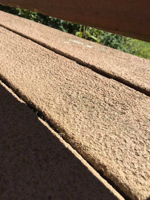 Paint chipping in one spot.