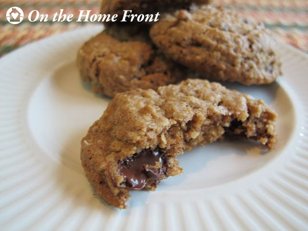 Salted Oatmeal Chocolate Chip Cookies