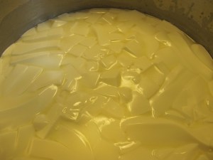 Cutting the curds Colby Cheese, cheese making,