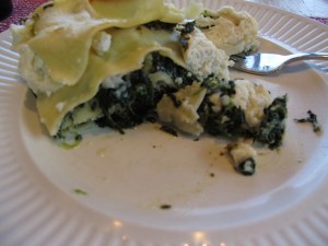 Pesto Spinach Lasagna homemade lasagna, recipe box