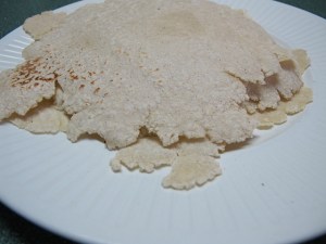  homemade corn tortillas, corn meal, prudent living