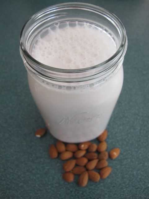 Homemade almond milk