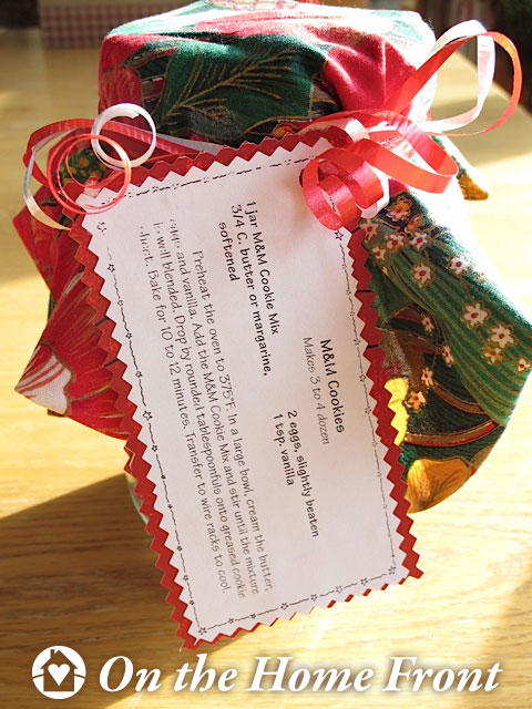 M&M Cookie Mix prudent living