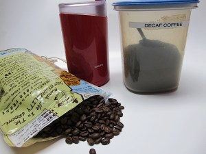 storing coffee, coffee beans, prudent living