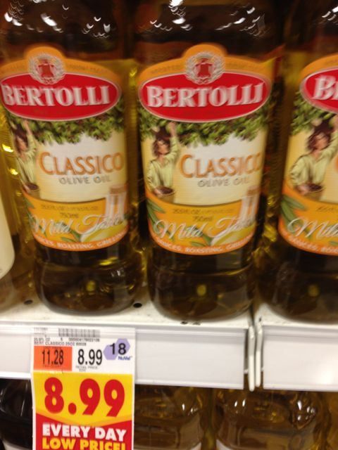 Olive oil from the local grocery store.