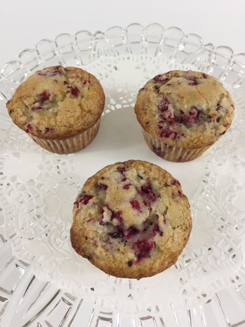 Cranberry Vanilla Muffins 