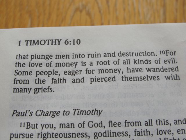 1Timothy 6:10