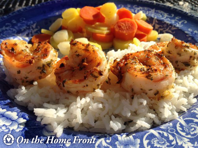 Broiled Shrimp in Olive Oil & Spices