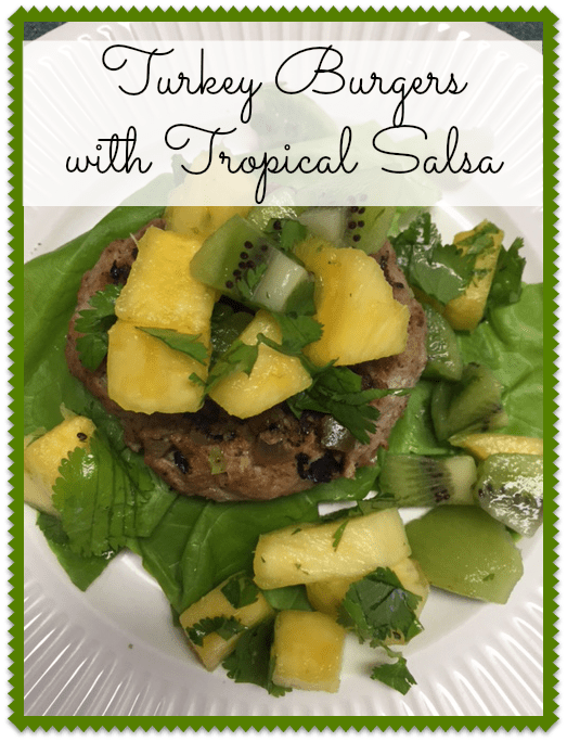 Turkey Burgers with Tropical Salsa