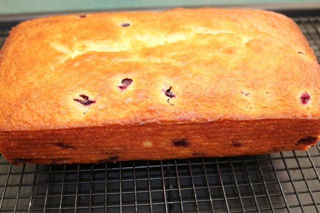 Cool lemon bread before glazing.