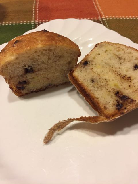 Roasted Banana Muffins