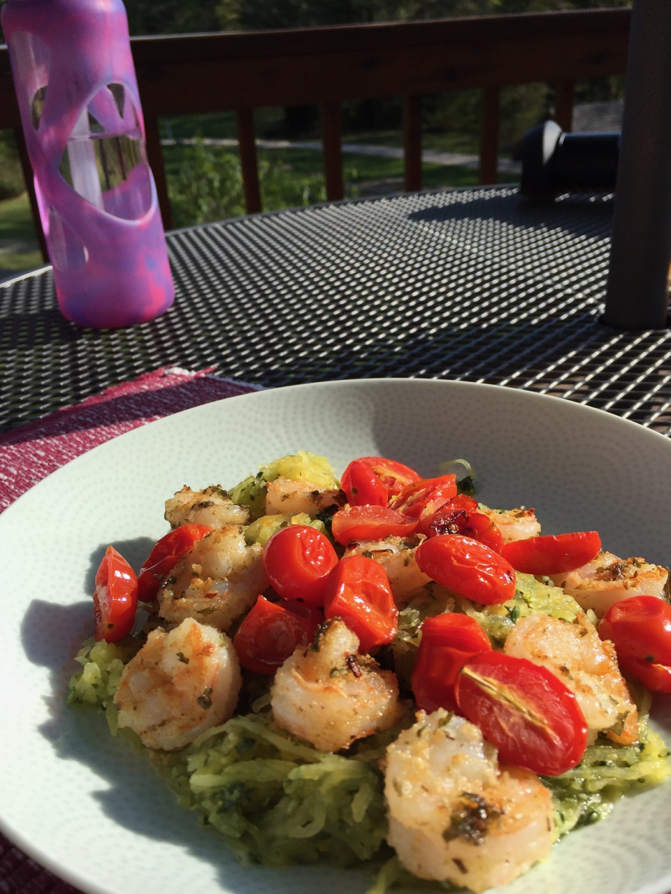 pesto spaghetti squash