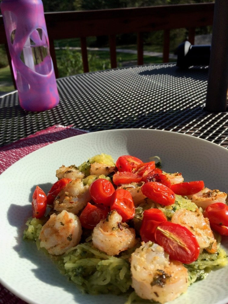 pesto spaghetti squash