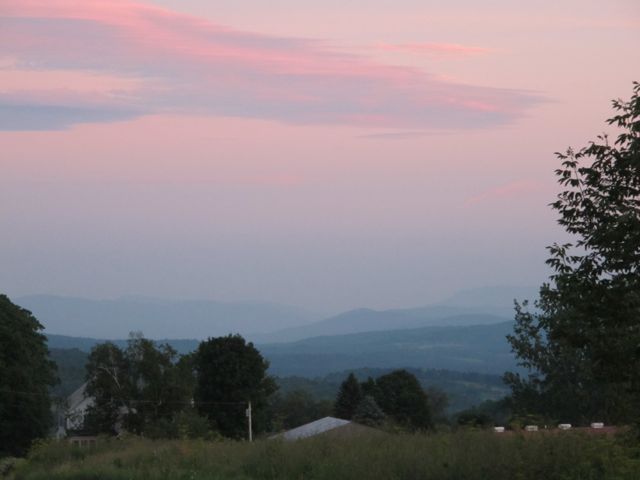 A beautiful Vermont evening.