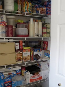 home storage, pantry, prudent living