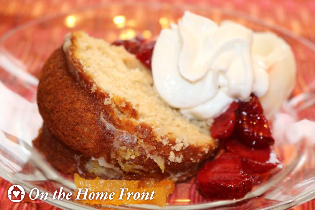 Light Lemon Pound Cake