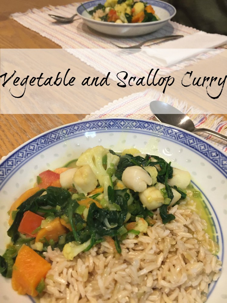 Vegetable and Scallop Curry