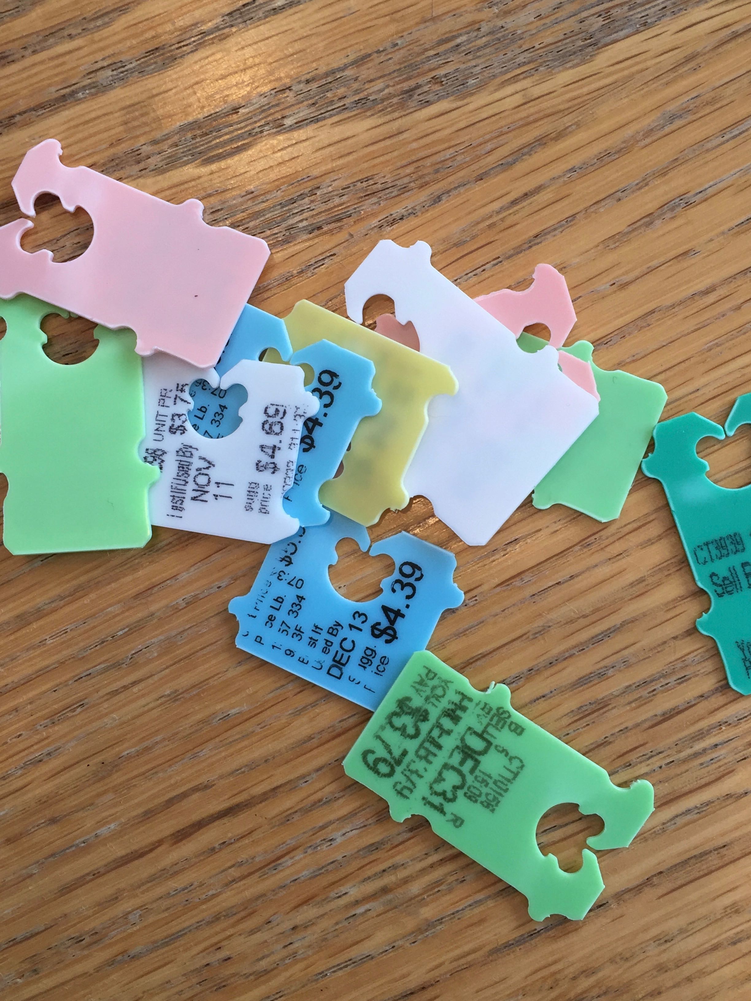 bread tag colors