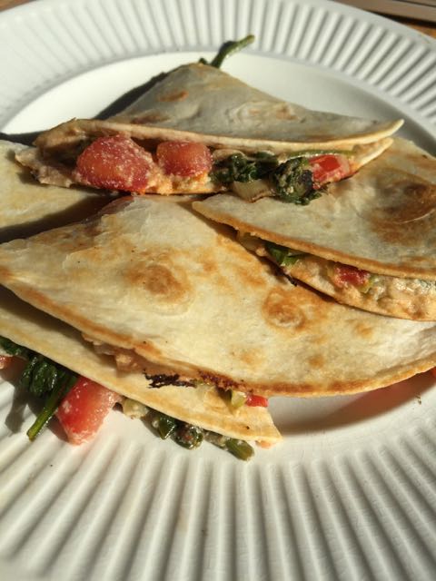 Spinach Quesadillas