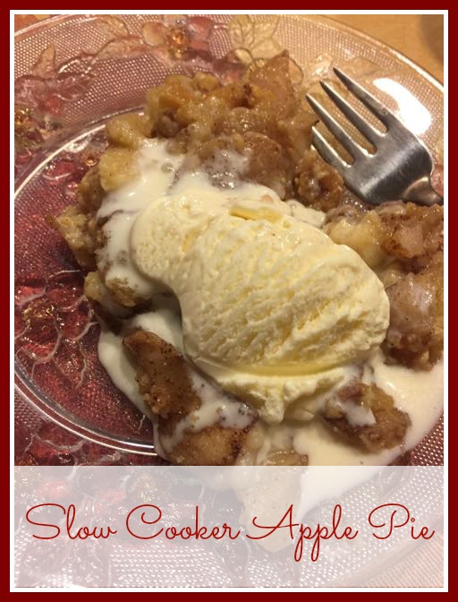slow cooker apple pie