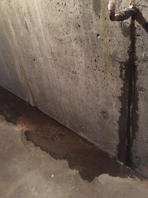 water in the basement