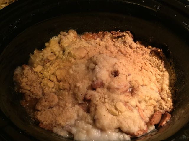 slow cooker apple pie