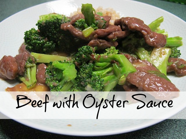beef with oyster sauce
