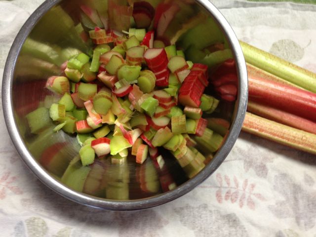 Chopped Rhubarb