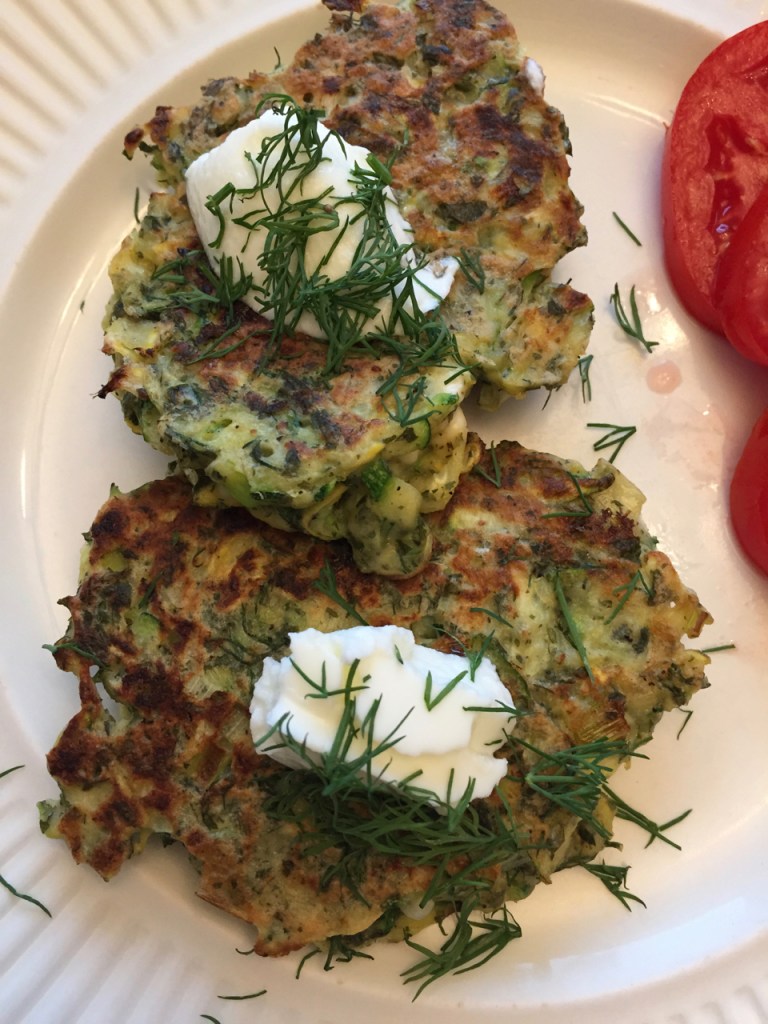 Zucchini Dill Pancakes